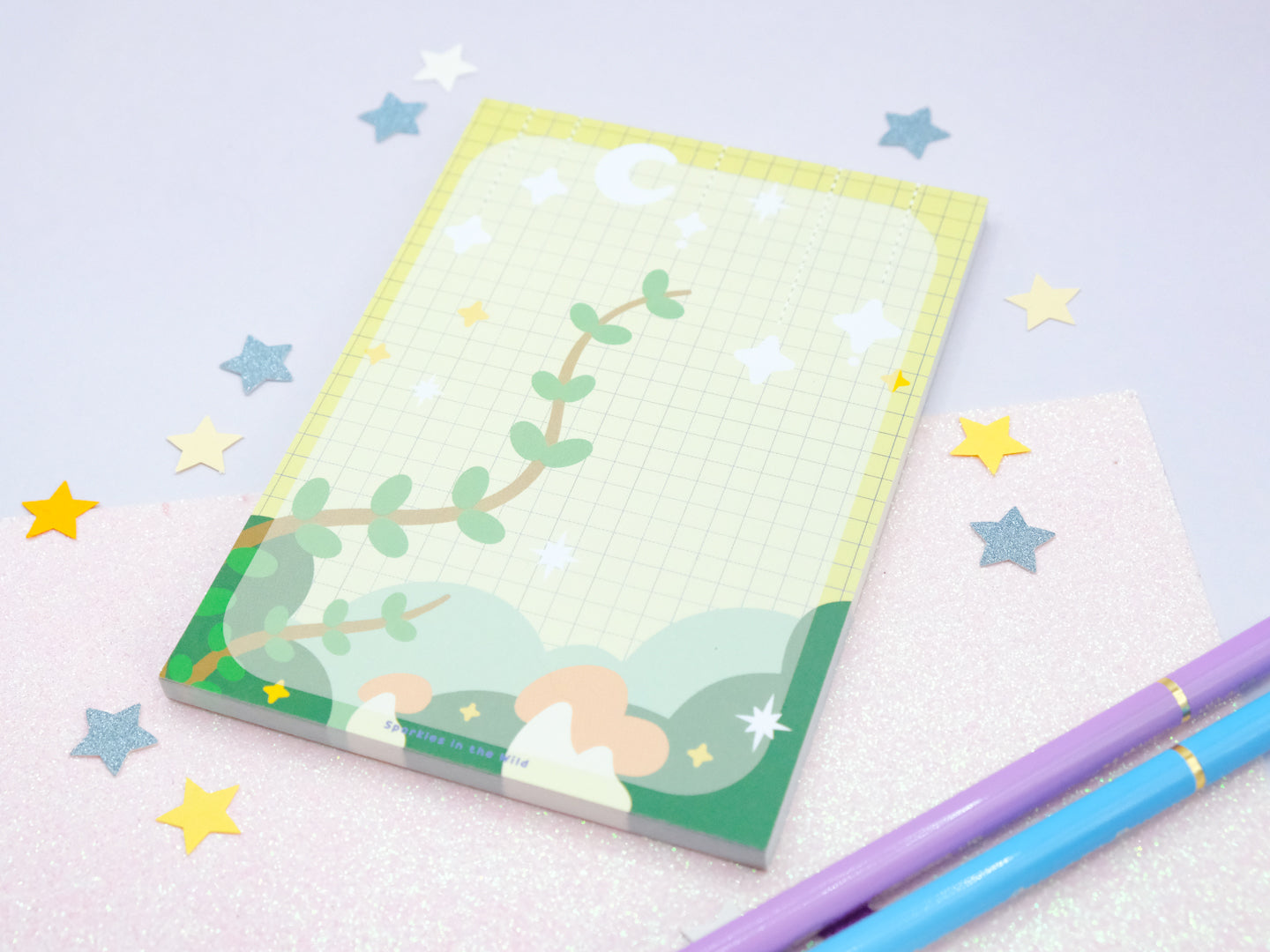 Sunlight Enchanted Forest A6 Note Pad