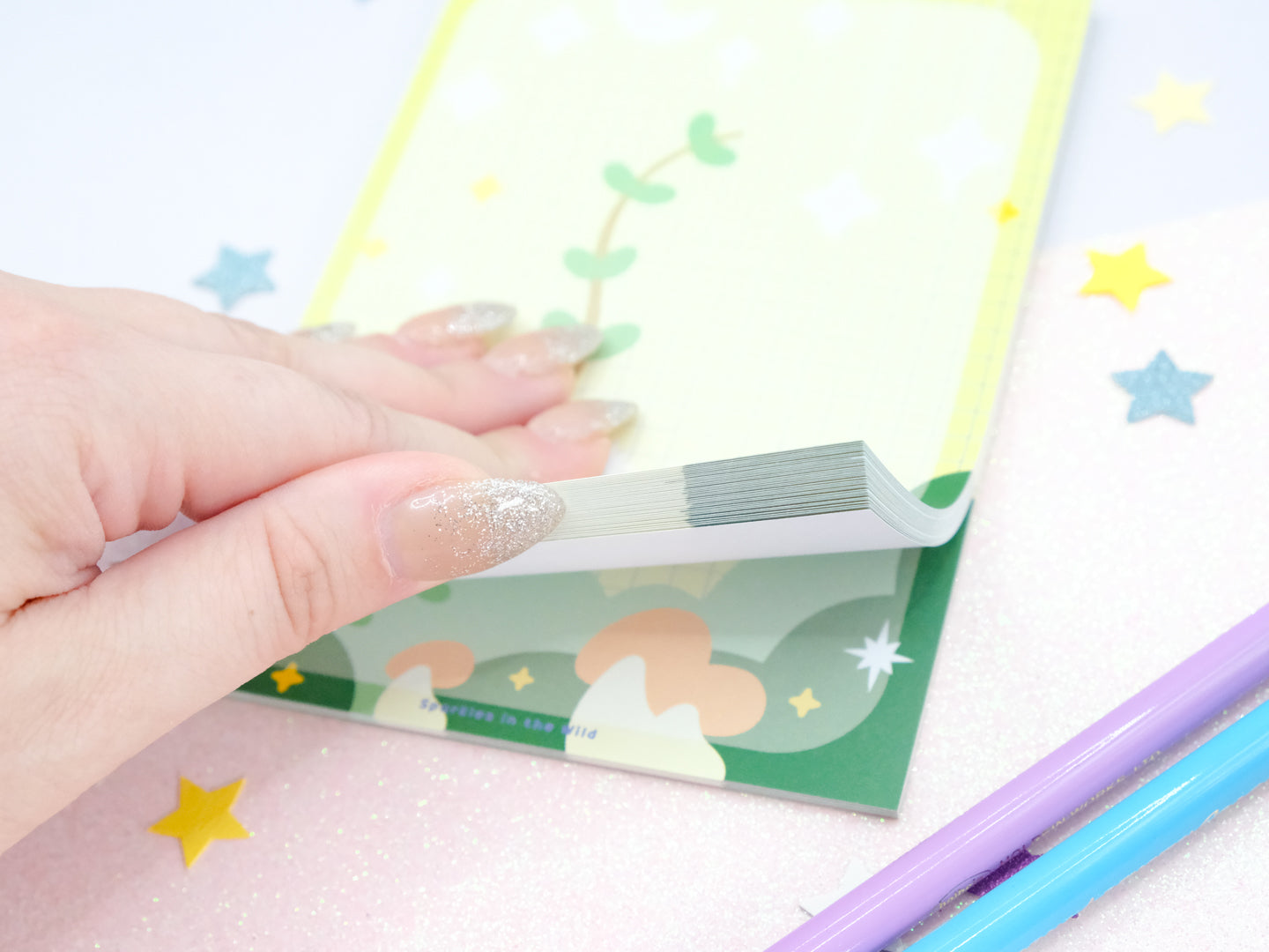 Sunlight Enchanted Forest A6 Note Pad
