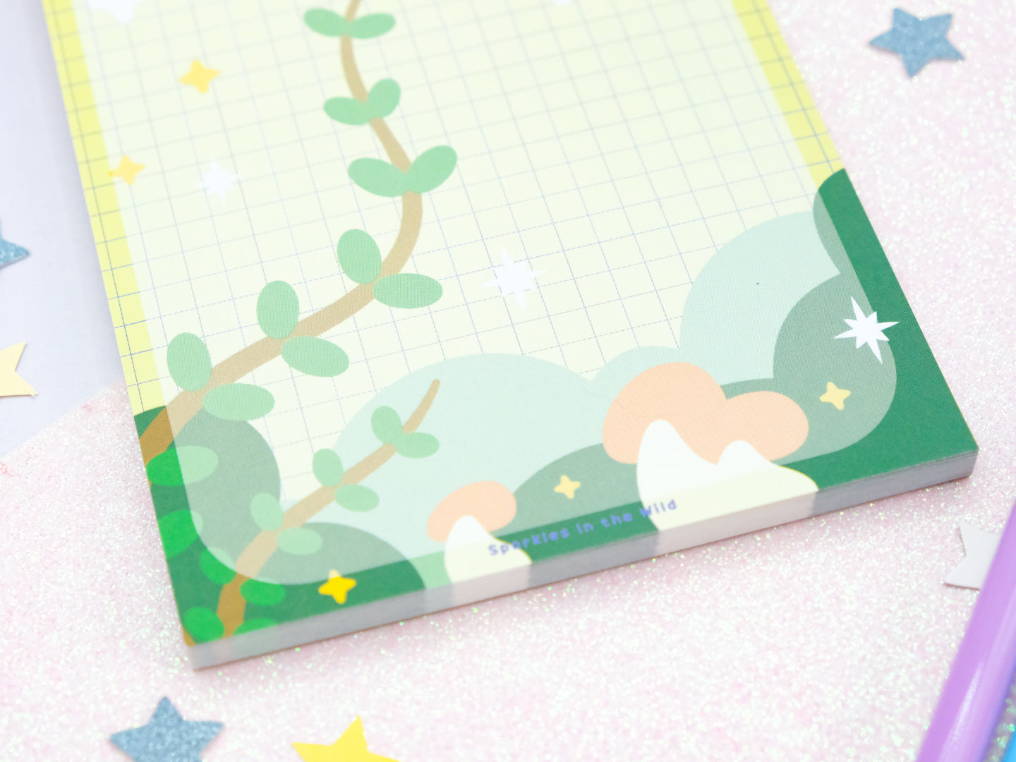 Sunlight Enchanted Forest A6 Note Pad