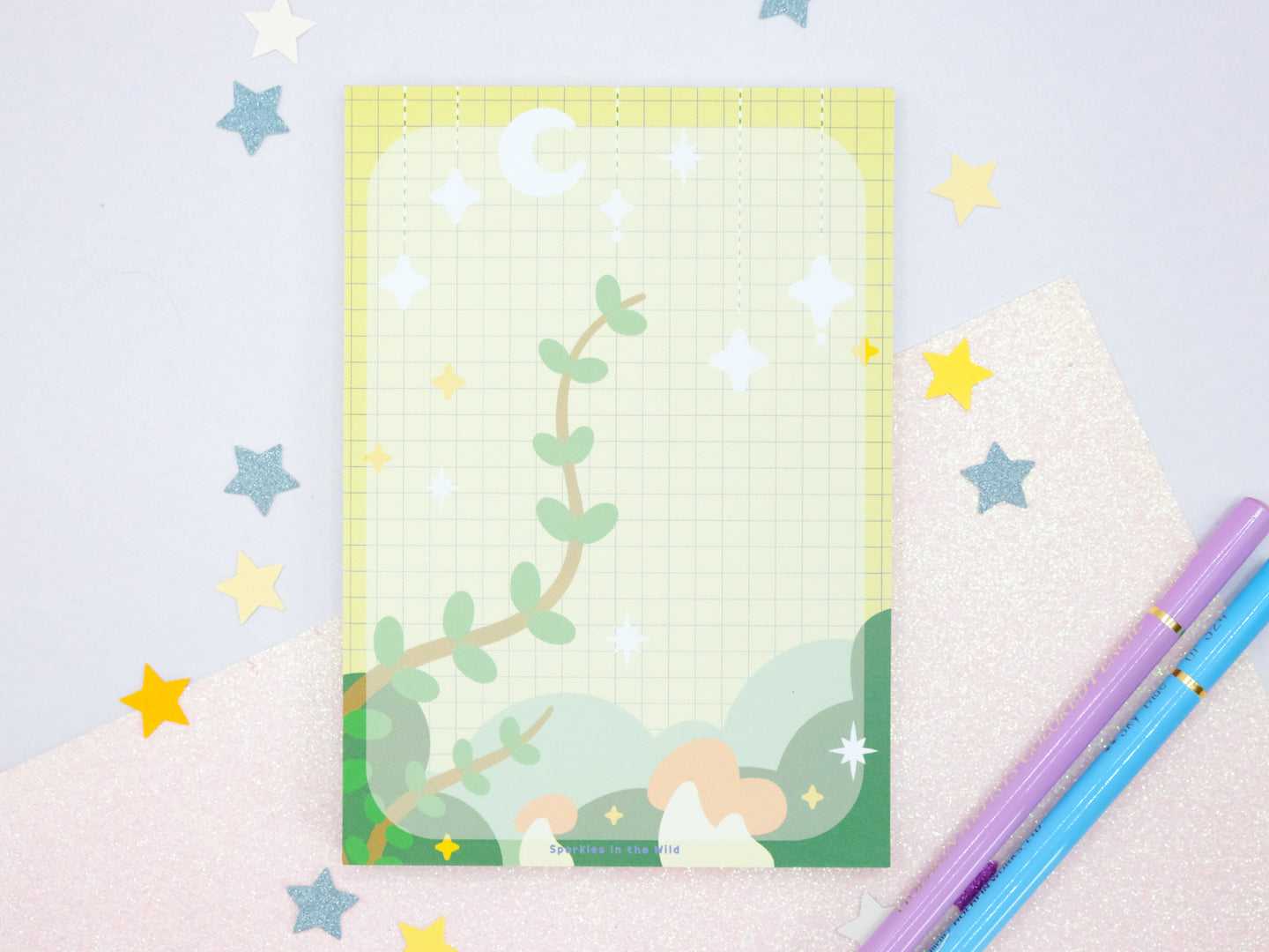 Sunlight Enchanted Forest A6 Note Pad