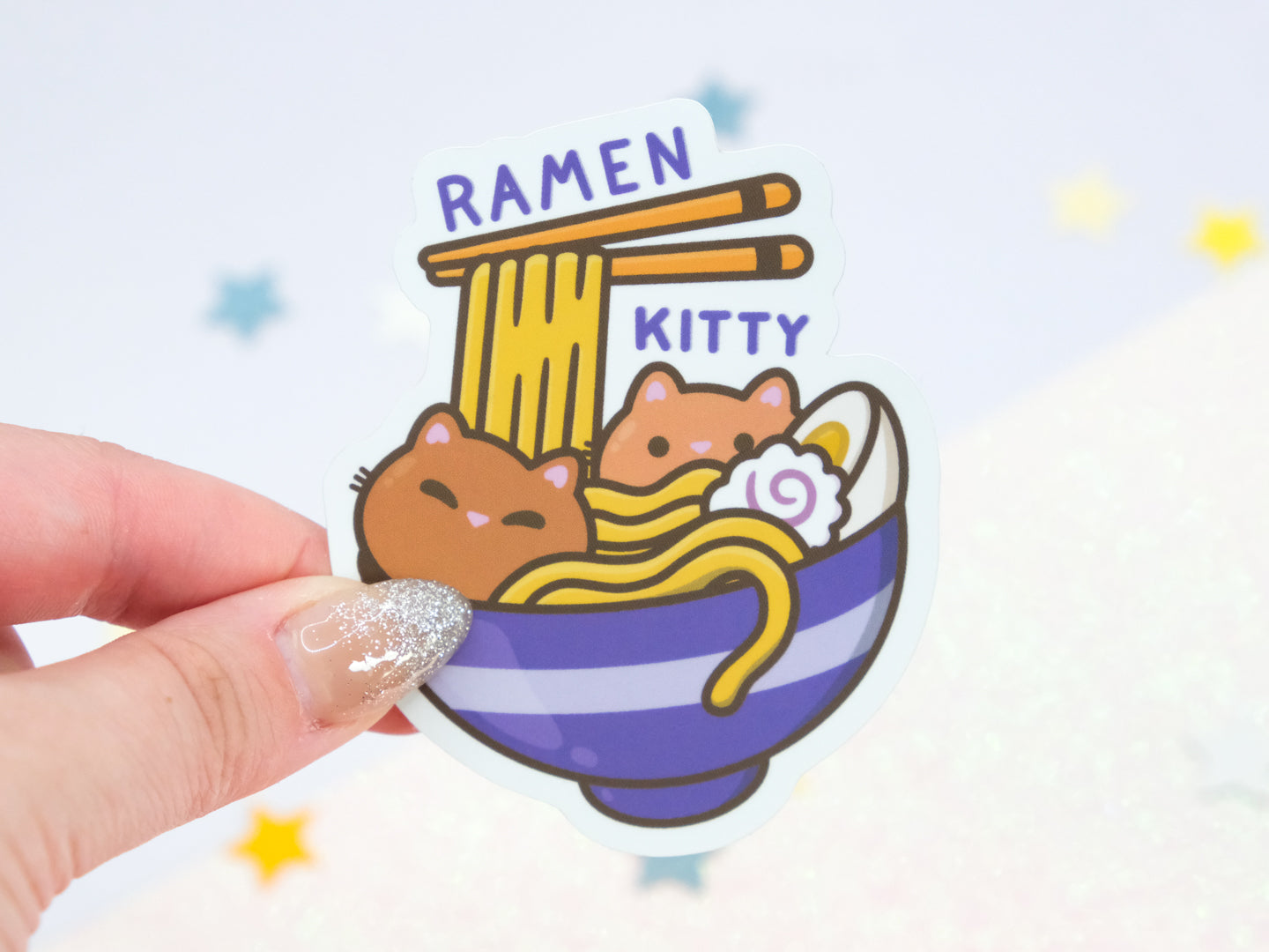 Ramen Kitty Sticker