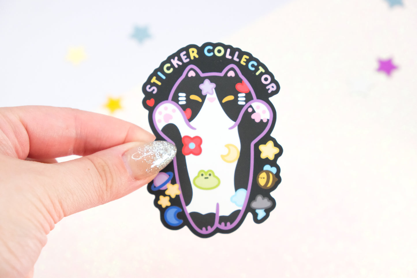 Sticker Collector Cat Sticker
