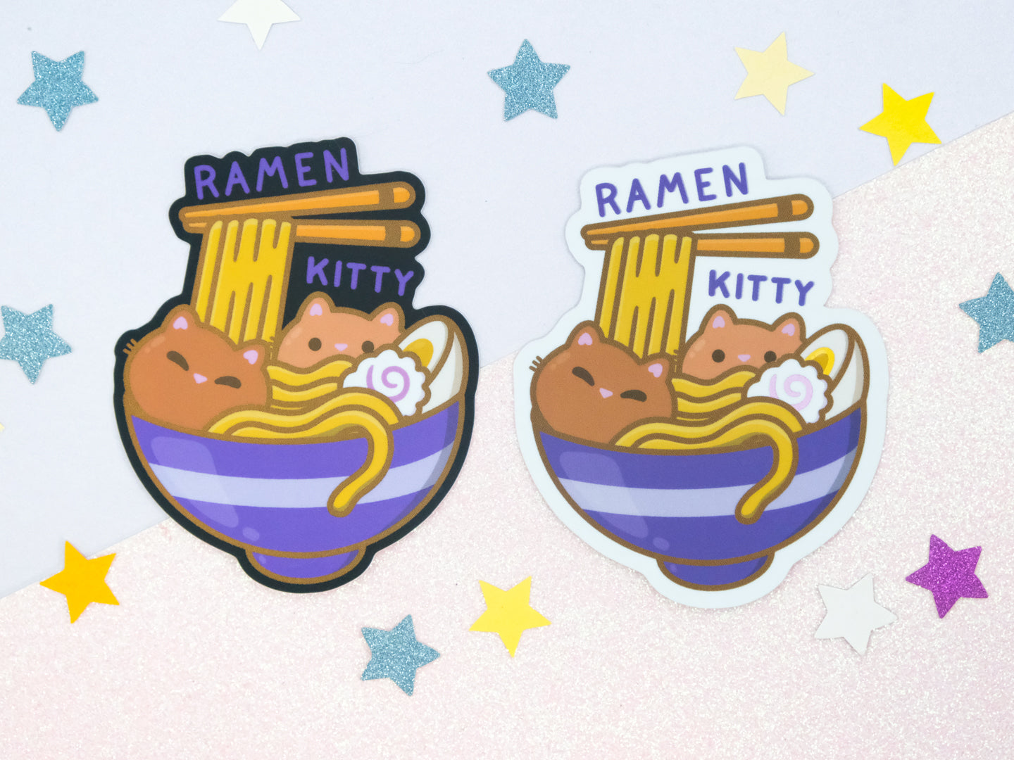 Ramen Kitty Sticker