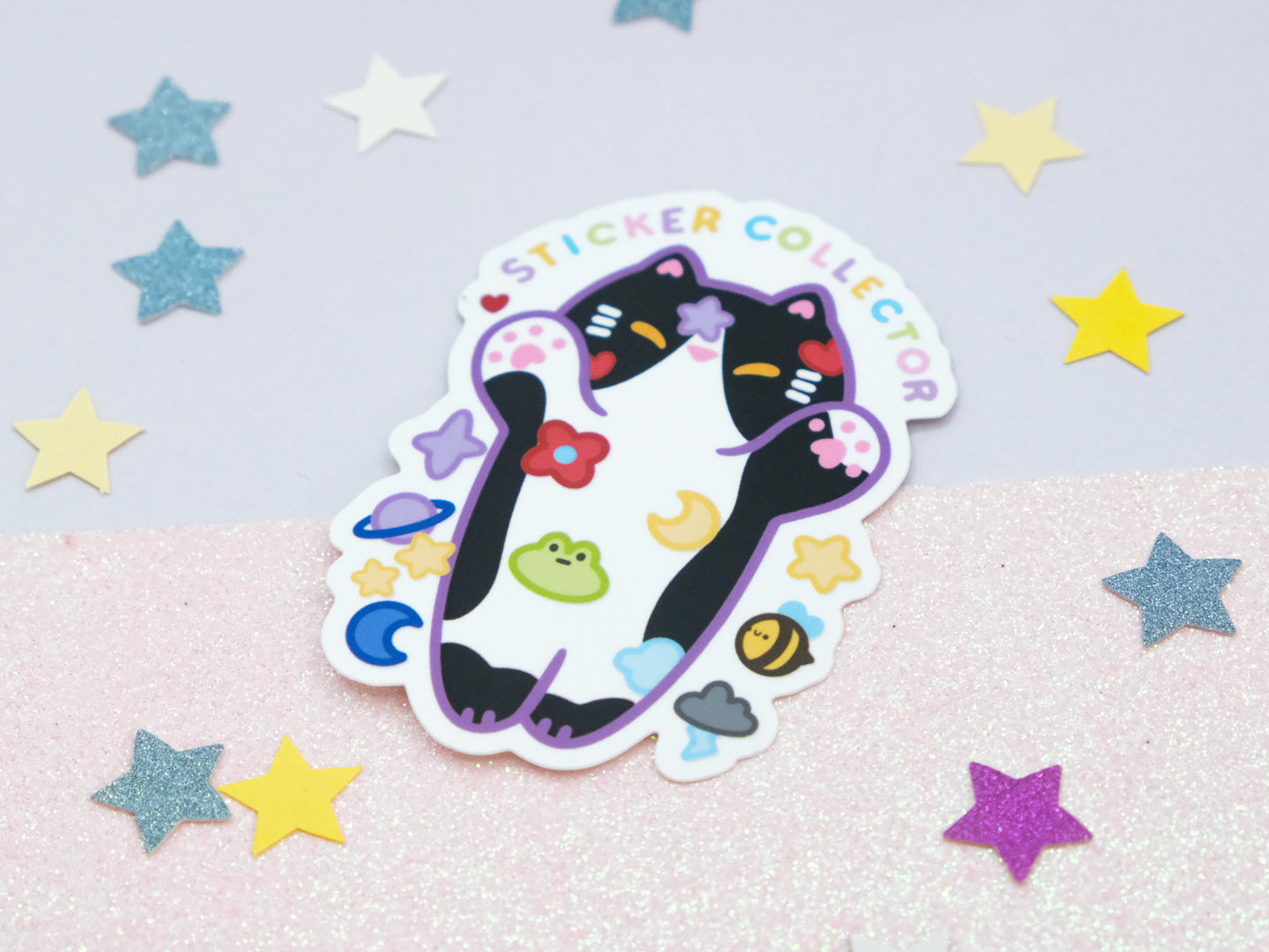 Sticker Collector Cat Sticker