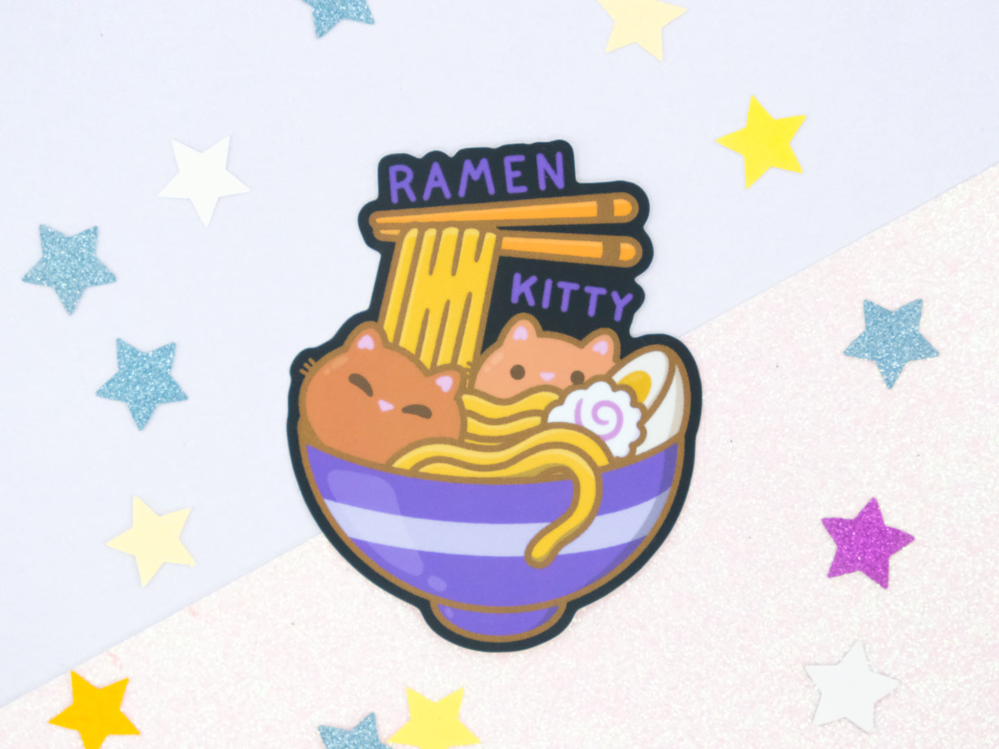 Ramen Kitty Sticker