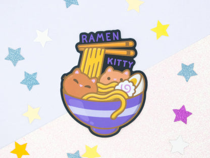 Ramen Kitty Sticker