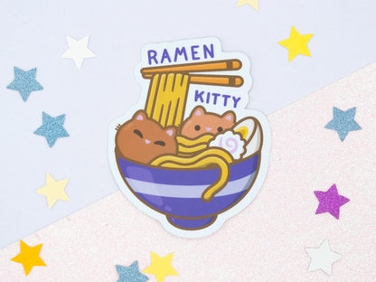 Ramen Kitty Sticker