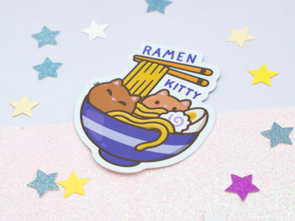 Ramen Kitty Sticker