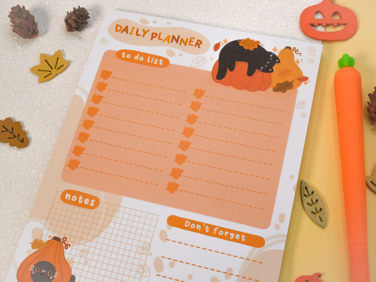 Pumpkin Season A5 Daily Planner