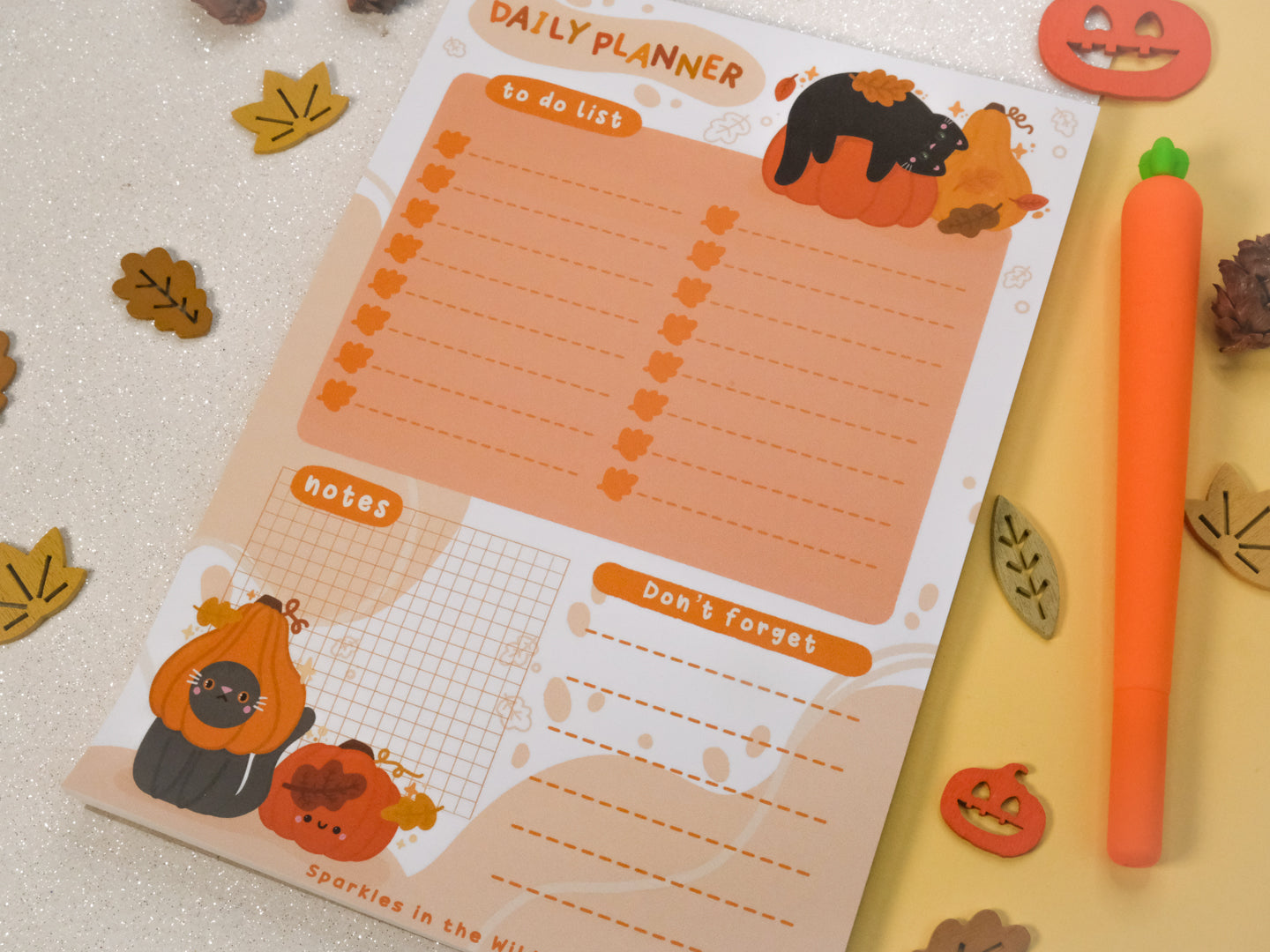 Pumpkin Season A5 Daily Planner