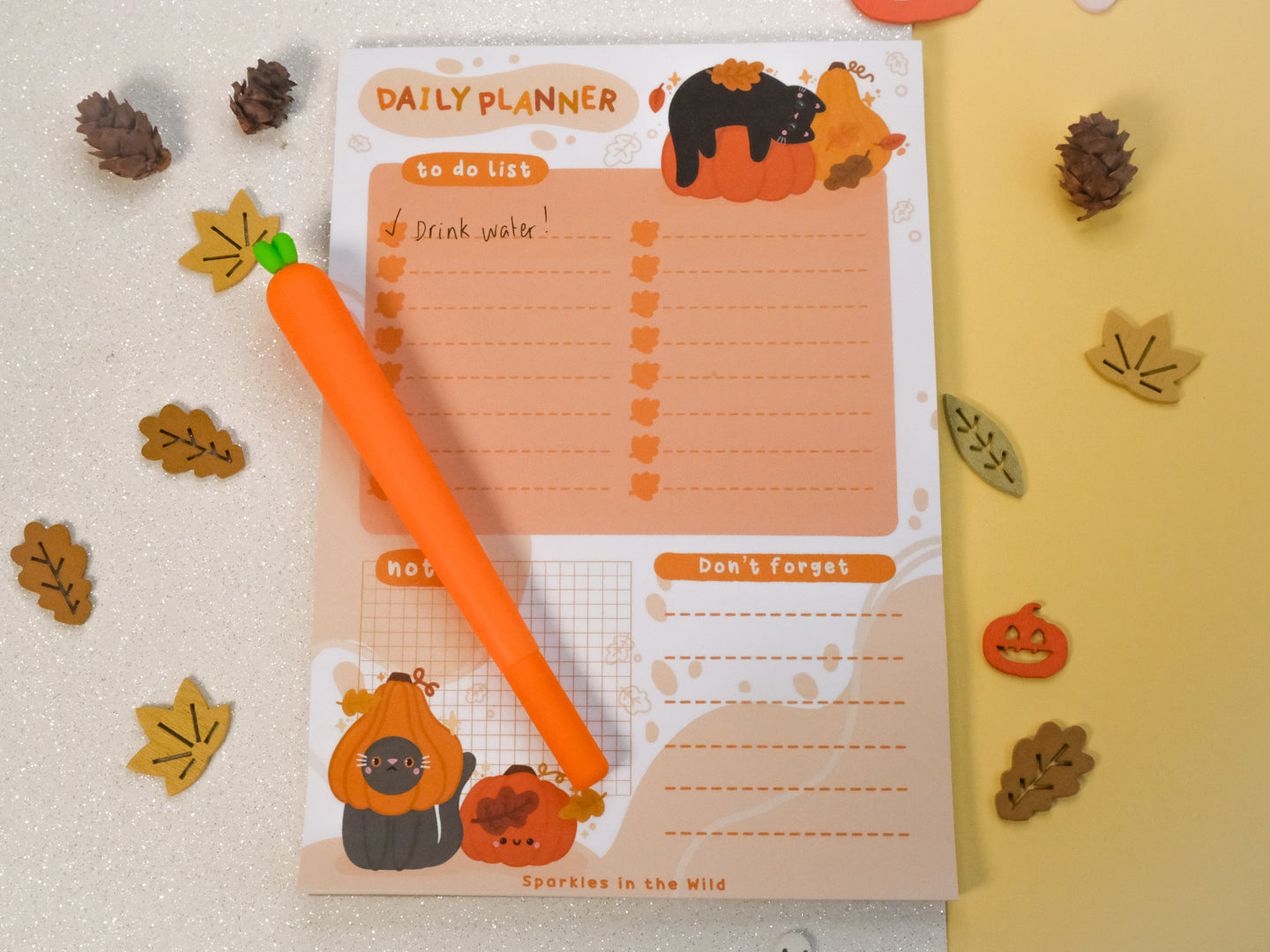 Pumpkin Season A5 Daily Planner