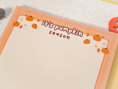 Pumpkin Season A5 Note Pad