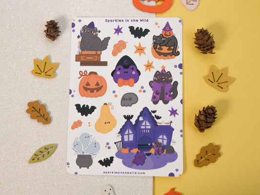 Halloween Creatures Sticker Sheet