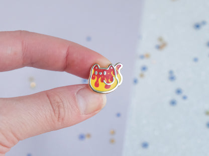 Tiny Flames Mini Cute Cat Enamel Pin (LIMITED EDITION)