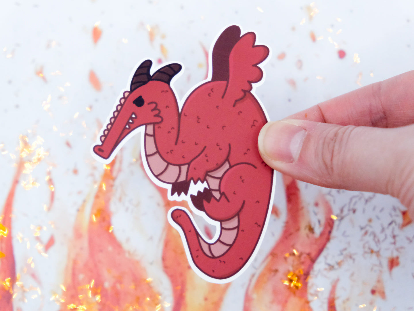 Drakvorr The Scourge Dragon Sticker