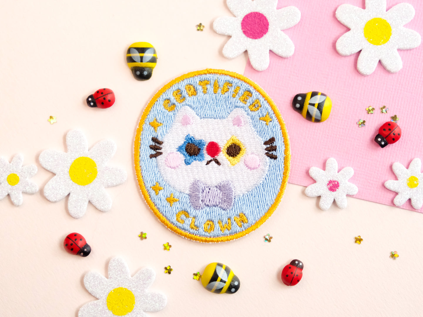 Patch Chat Clown Certifié