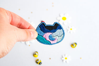 Patch chat lune et nuit