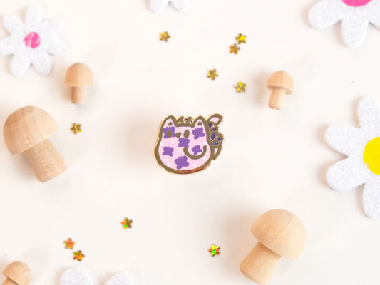 Tiny Wings Cute Cat Enamel Pin - Tinycats