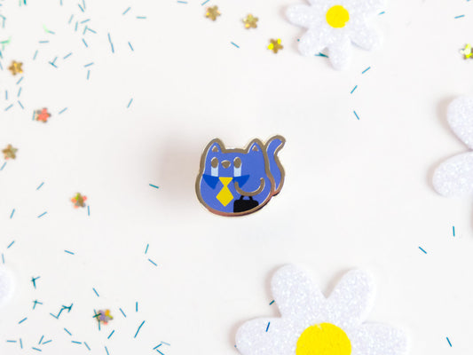 Let's Strike Cute Cat Enamel Pin - Tinycats