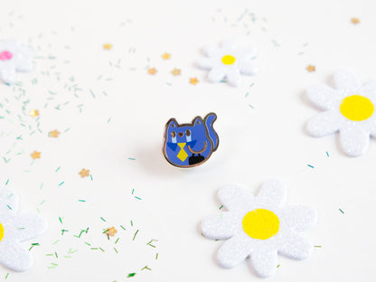 Let's Strike Cute Cat Enamel Pin - Tinycats