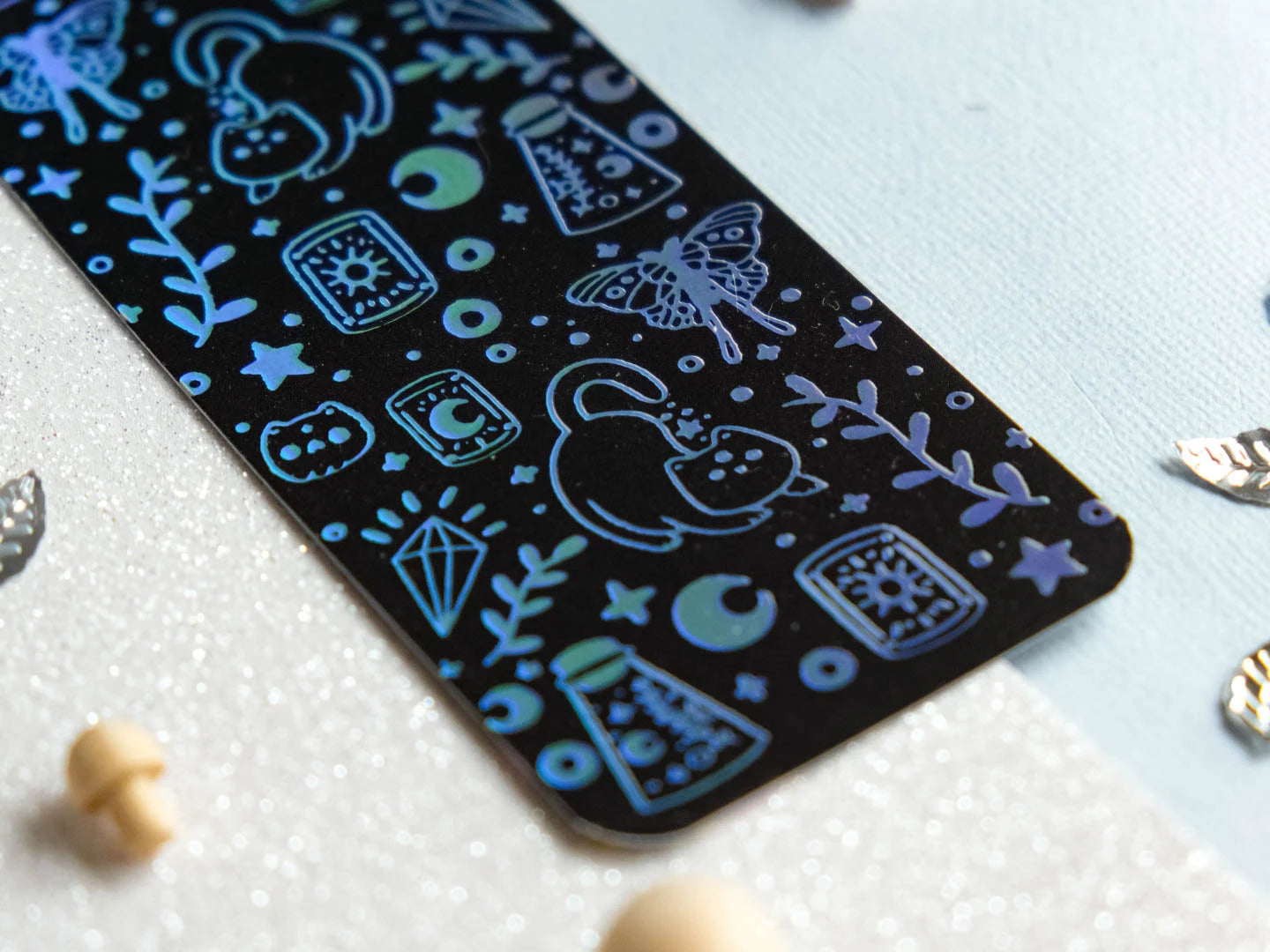 Holographic Witchy & Esoteric Bookmark