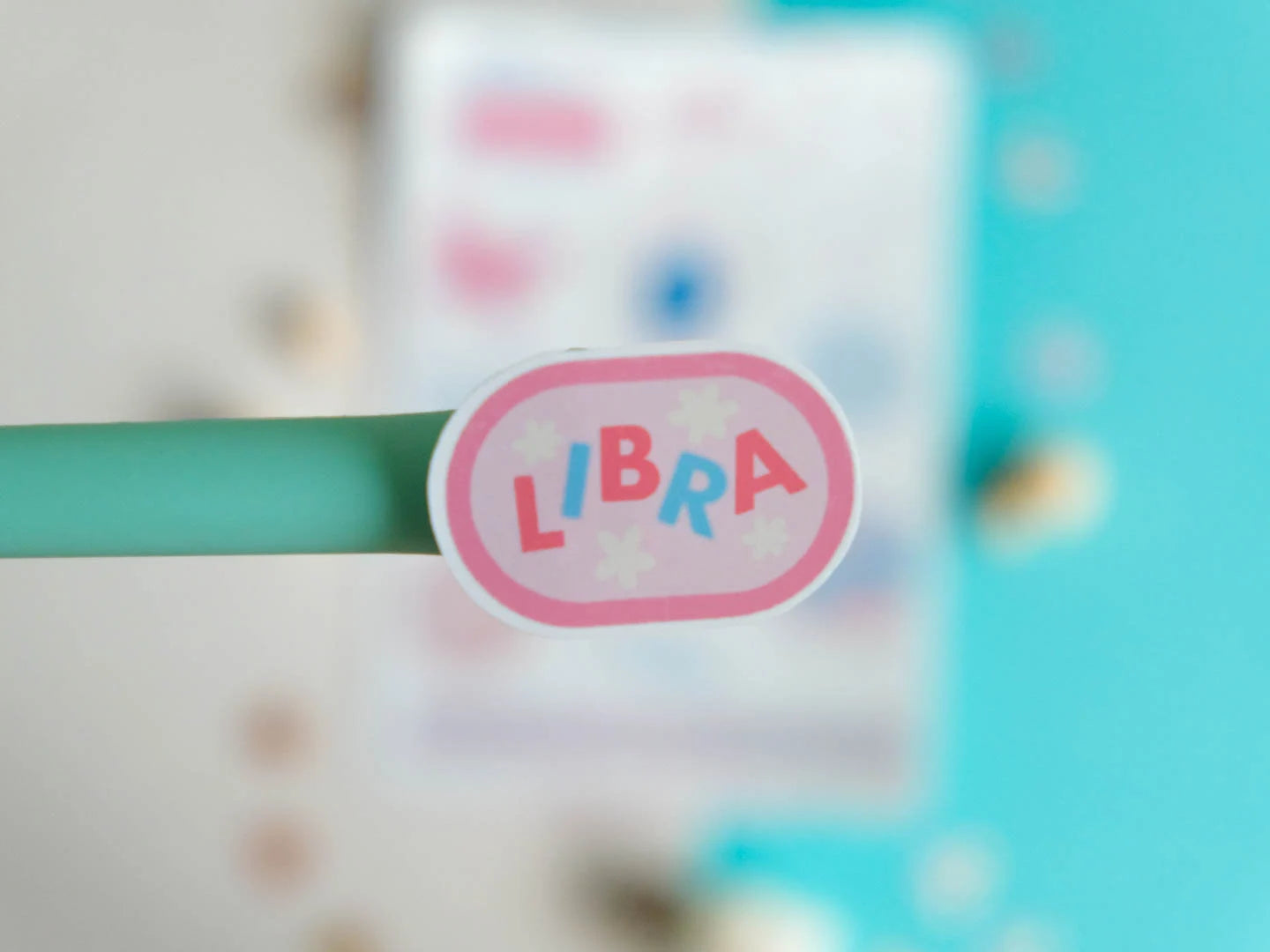 Libra Astrology Sign Sticker Sheet