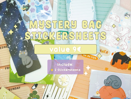 B-Grade Stationery Mystery Bag - Deco Sticker Sheet