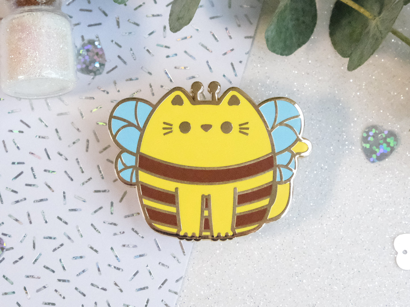 Bubble Bee Cat Pins - Whiskered Wonders