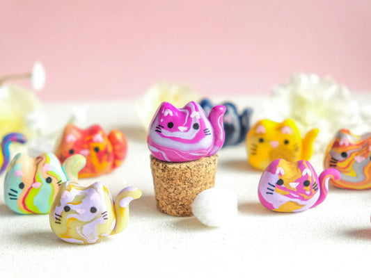 Pawket - Handcrafted Polymer Clay Cat Figure