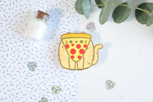 Pepperoni Pizza Cat Pins - Whiskered Wonders
