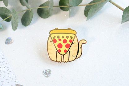 Pepperoni Pizza Cat Pins - Whiskered Wonders