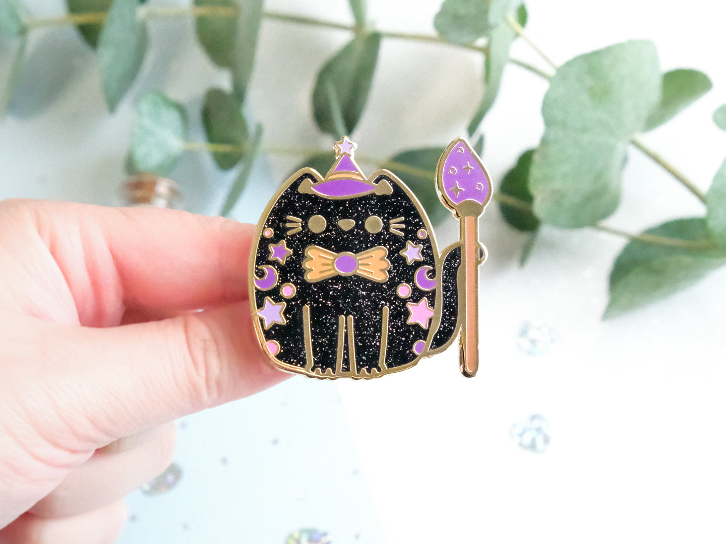 Catspell Witch Cat Pins - Whiskered Wonders
