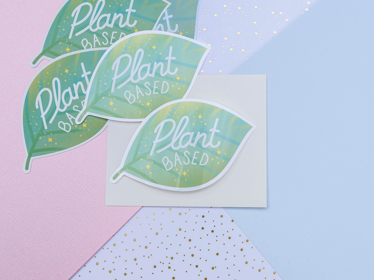 Vegan Sticker - Plant Based Sticker - Waterproof Sticker - Cute plant Sticker for Laptop