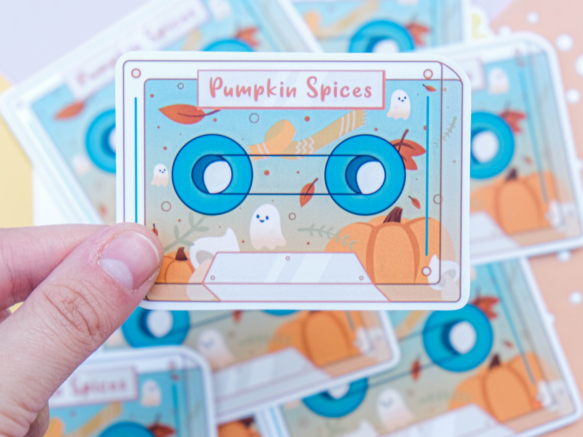Mix Tape Sticker - Cute Sticker for Bullet Journal - Retro and Vintage Sticker - Fall season and Halloween Sticker