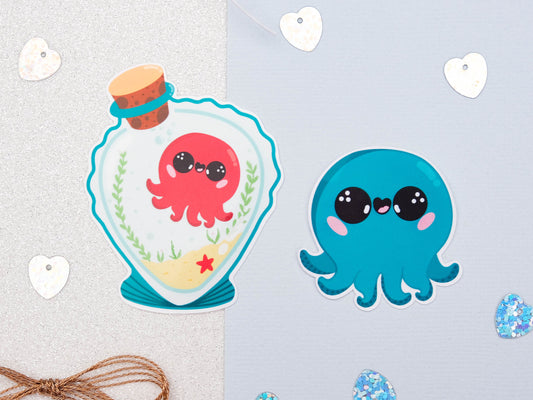 Sticker Potion Octopus - Sticker Cute Octopus - Bullet journal Sticker - Set of Sticker