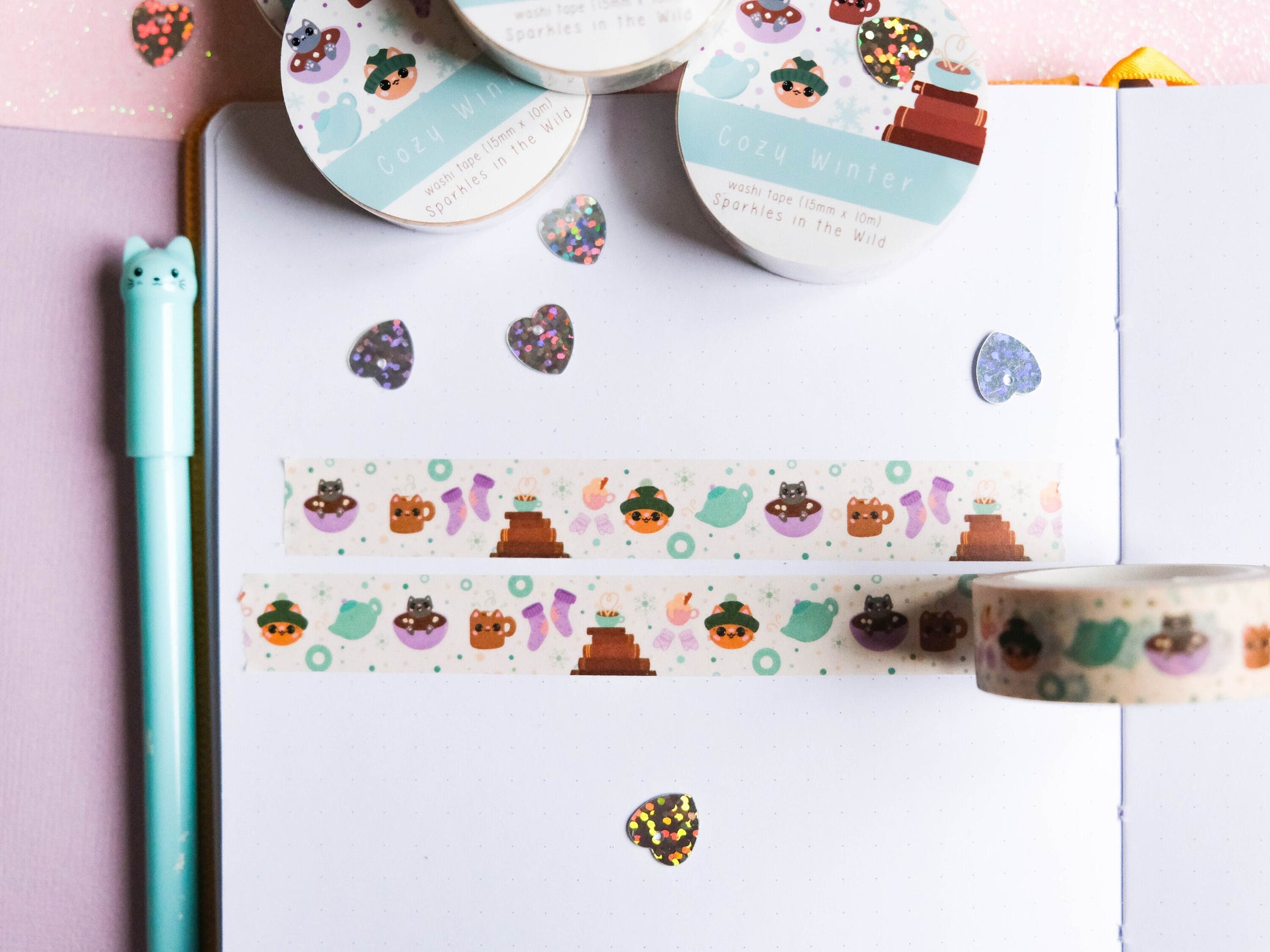 Cozy Winter Washi Tape For Decorating Your Bullet Journal